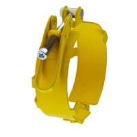 STORZ RYCHLOZAJIŠTĚNÍ SPOJE B/ C + C - žlutá clamps spona se 2 čelistmi a pákou (rozevírací)