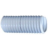 SCHAUENBURG 70 FLEXADUR PVC-3N BF - Šedá hadice pro odsávání abr. materiálů, 1,3 Bar, 0/+70°C, (1,2 mm)