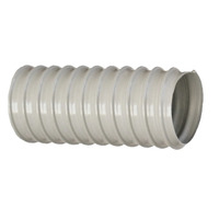 SCHAUENBURG 115 FLEXADUR PVC-2N B - Šedá hadice pro odsávání mírně abrazivních materiálů, 0/+70°C, tloušťka stěny 0,6 mm