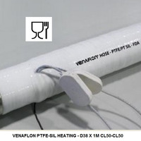 VENAIR VENAFLON PTFE-SIL HEATING - D38 X 1M CL50-CL50  2xcoupl.11864 female